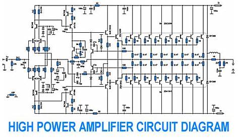 700W Power Amplifier with 2SC5200, 2SA1943 - Electronic Circuit