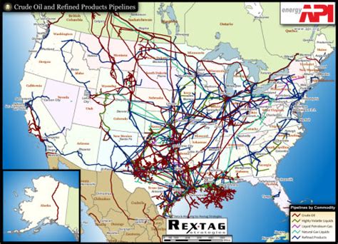 Map Of Pipelines In The Us And North America Strange Sounds