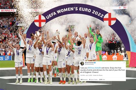 the internet reacts as england bring football home as women s euro 2022 champions
