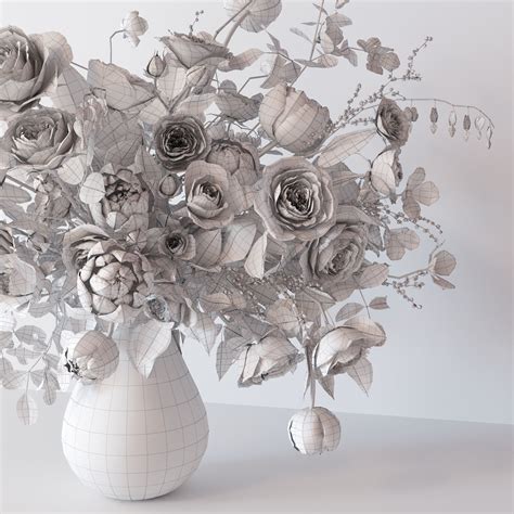 Bouquet Of Roses 3d Model Cgtrader
