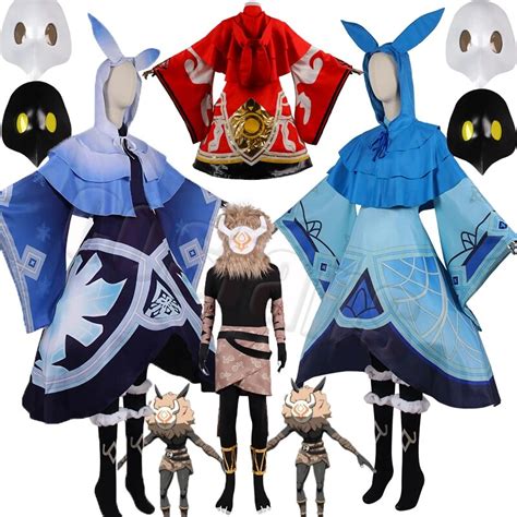 Aboutcos Game Genshin Impact Hilichurl Abyssal Mage Cosplay Costume