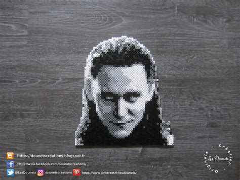 Thor Loki Tom Hiddleston Perles Hama / Thor Loki Tom Hiddleston Perler