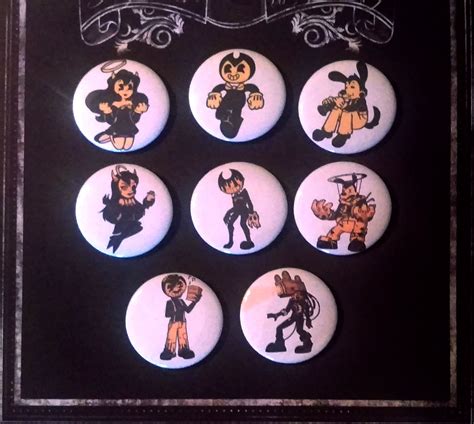 Bendy And The Ink Machine Pins Etsy