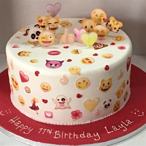 Let Them Eat Cake Emoji Cake Emoji Birthday Cake Image Birthday Cake Emoji Cake Tiered Cakes