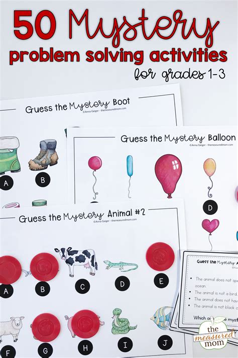 Problem Solving Games For Kids 3 Problem Solving Math Activities