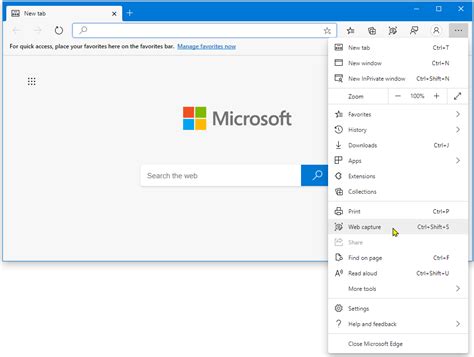 How To Take A Screenshot Of A Web Page In Microsoft Edge