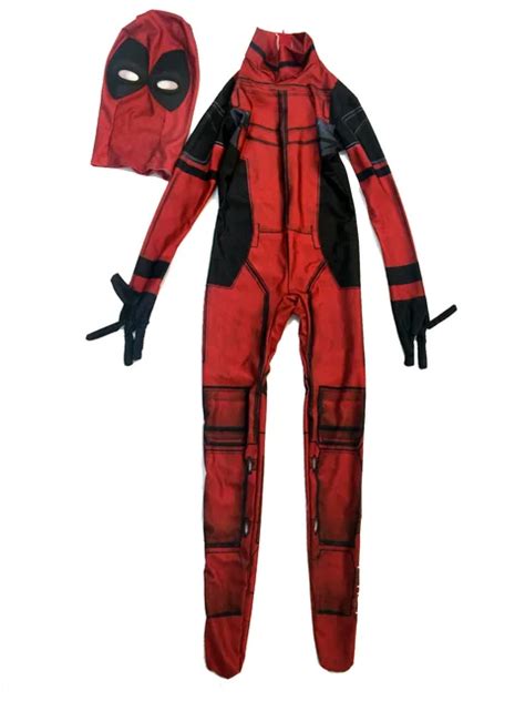 Deadpool Halloween Costume For Kids Boys Party Cosplay Carnival