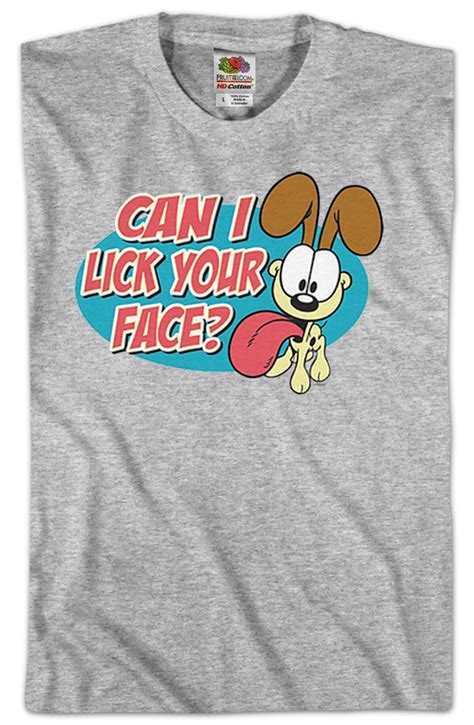 Can I Lick Your Face Garfield T Shirt