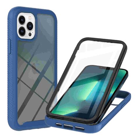 Generic Iphone 13 Pro Max Case Transparent Back Anti Slip Shockproof