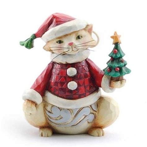Need It Mini Christmas Cat With Tree Figurine Jim Shore Christmas