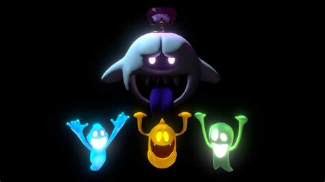 Luigis Mansion King Boo And Some Ghosts Download Free 3d Model By Arnau Doménech