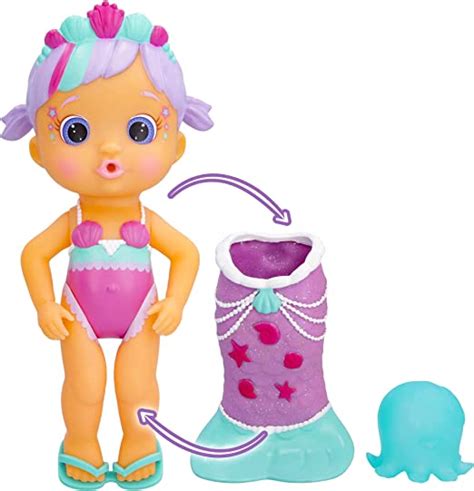 Bloopies Magic Tail Mermaids Daisy Mermaid Doll With Removable Shiny