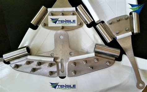 Tensile Fabric Structure Membrane Plates And Anchor Details Fabric