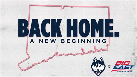 Huskies Return Home To The Big East Big East Conference