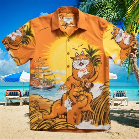Garfield Hawaiian Shirt Hot Trending Summer 2023 Gearbloom