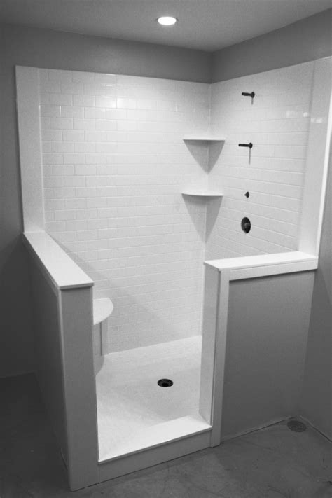 Whitewater Cultured Marble Subway Tile Shower Idea 3 Marble