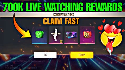 Claim Fast Ffws Live Rewards😍 Ffws Live Watching Rewards 2022 Ff