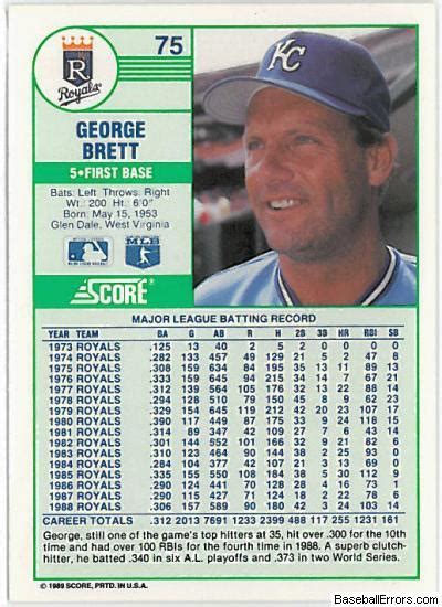 Some more desirable than others. Sets - Baseball Card Errors and Variations at BaseballErrors.com
