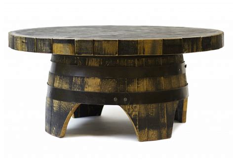 Wooden Barrel Coffee Table Furniture Roy Home Design