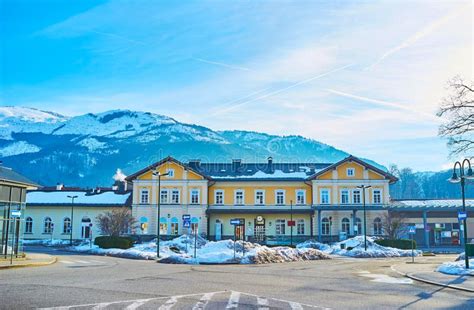 Bad Ischl Railway Station Salzkammergut Austria Stock Image Image