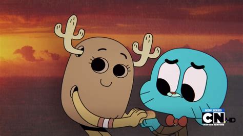 Image Gumball Watterson And Penny Fitzgerald On The End