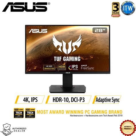 Asus Tuf Gaming Vg289q 28 Uhd 4k 3840x2160 Ips Adaptive Sync