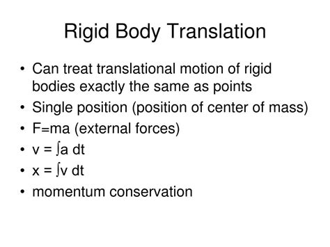 Ppt Rigid Body Motion Powerpoint Presentation Free Download Id6567802