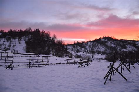 Tudor Photo Blog Botiza Rasarit De Soare Iarnawinter Sunrise