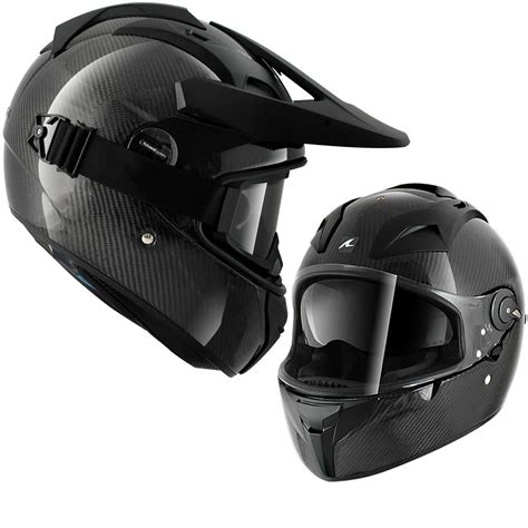 Making carbon helmets is a science in itself and therefore justifies the somewhat higher price of these motorbike helmets. Shark Explore-R Carbon Motorcycle Helmet - Adventure ...