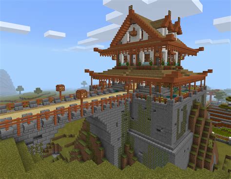 Minecraft Japanese Temple Free Wallpaper Hd Collection