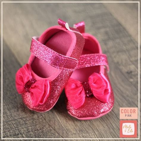 Hot Pink Glitter Ballet Shoes For Baby Girl 3 Month Old Baby Girl Pink