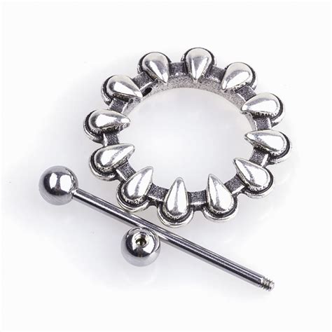 316l Surgical Steel Nipple Rings 1 Pair Claw