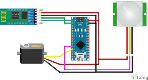 Bluetooth Controlled Automatic Door Using Pir Sensor Arduino Project Hub