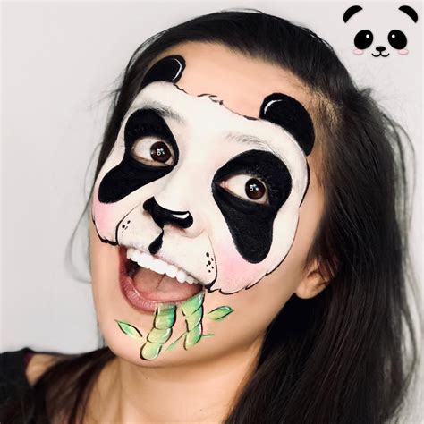 Panda Face Paint Tutorial Panda Face Painting Kids Face Paint Panda
