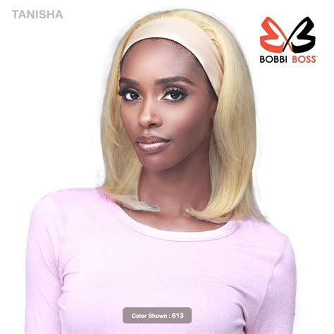 Bobbi Boss 100 Human Hair Headband Wig Mh1409 Tanisha