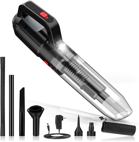 Portable Handheld Vacuum Cleaner 120w 6 In 1 Cordless Vacuum With Hepa