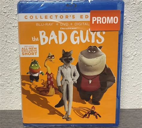 The Bad Guys Blu Ray Dvd Digital Copy Code 2022 No Slipcover