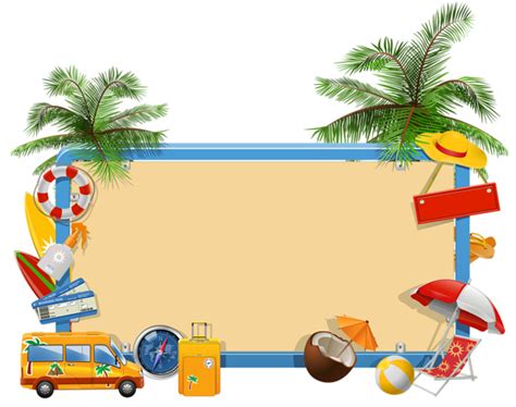 Summer Vacation Png Clipart In 2023 Vacation Images Clip Art Beach
