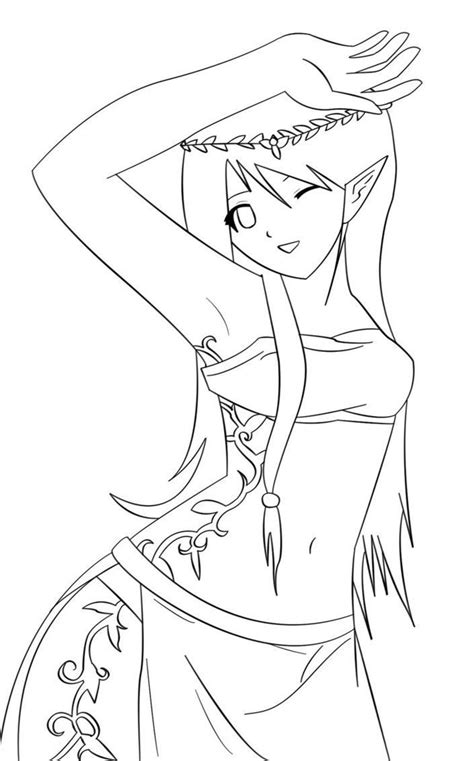 Girl Coloring Pages Anime Free Coloring Pages For Girls Abstract