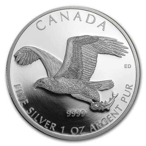 Buy 2014 Canada 1 Oz Silver Bald Eagle Proof Wbox And Coa Apmex
