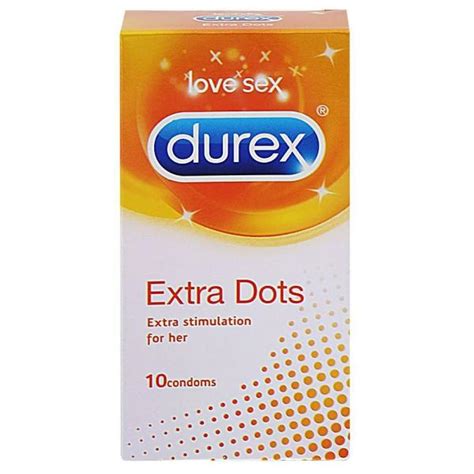 Durex Extra Dots Condoms 10 Pcs Jiomart