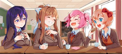 Doki Doki Literature Club Favourites By J The Breathmint On Deviantart