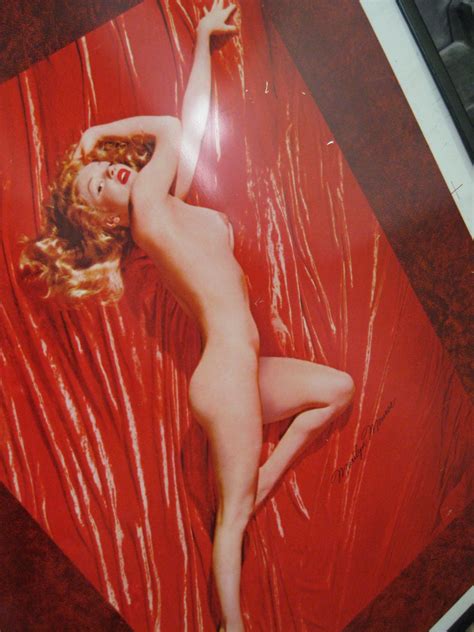 Marilyn Monroe Nude Golden Dreams Tom Kelly Etsy