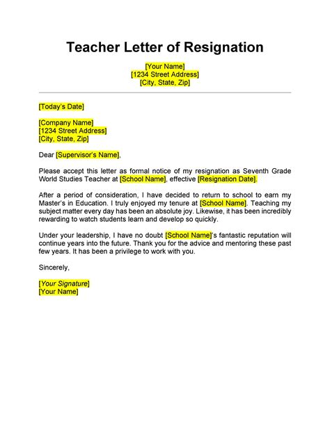 ➤ how to structure a resignation letter. Letter Of Resignation Without Notice For Your Needs | Letter Template Collection