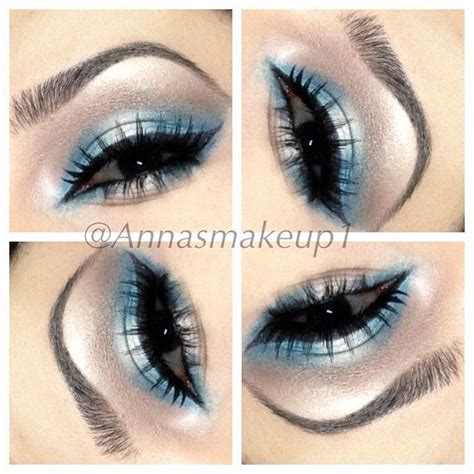 Pin By Cyndi Perez On ♥ Shadow Obsessed ♡ Beauty Makeup Blue