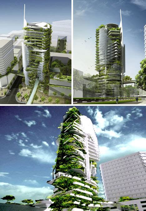 Sustainable Living Walled Skyscraper Urbanist