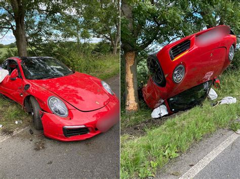 Driver Faces Court After £100k Porsche Sports Car Crashes With Mercedes