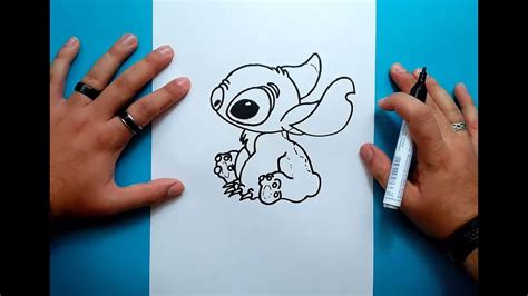 Como Dibujar A Stitch Paso A Paso Lilo Y Stitch How To Draw Stitch Lilo And Stitch Funnycat Tv