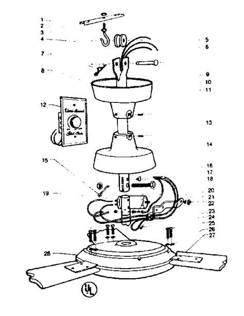 A wide variety of ceiling fan parts options are available to you KENMORE 48 INCH CEILING FAN Parts | Model 9068 | Sears ...