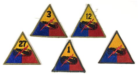 Lot Armored Corps Patches 5